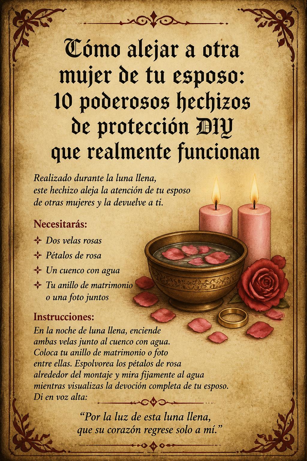 Cómo alejar a otra mujer de tu esposo: 10 poderosos hechizos de protección DIY que realmente funcionan