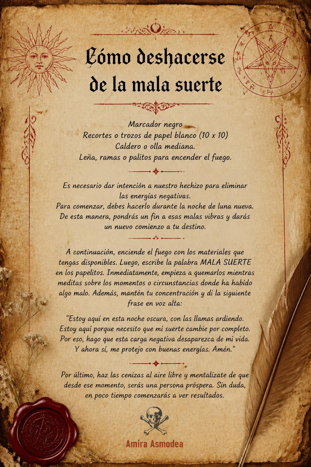 Cómo deshacerse de la mala suerte
