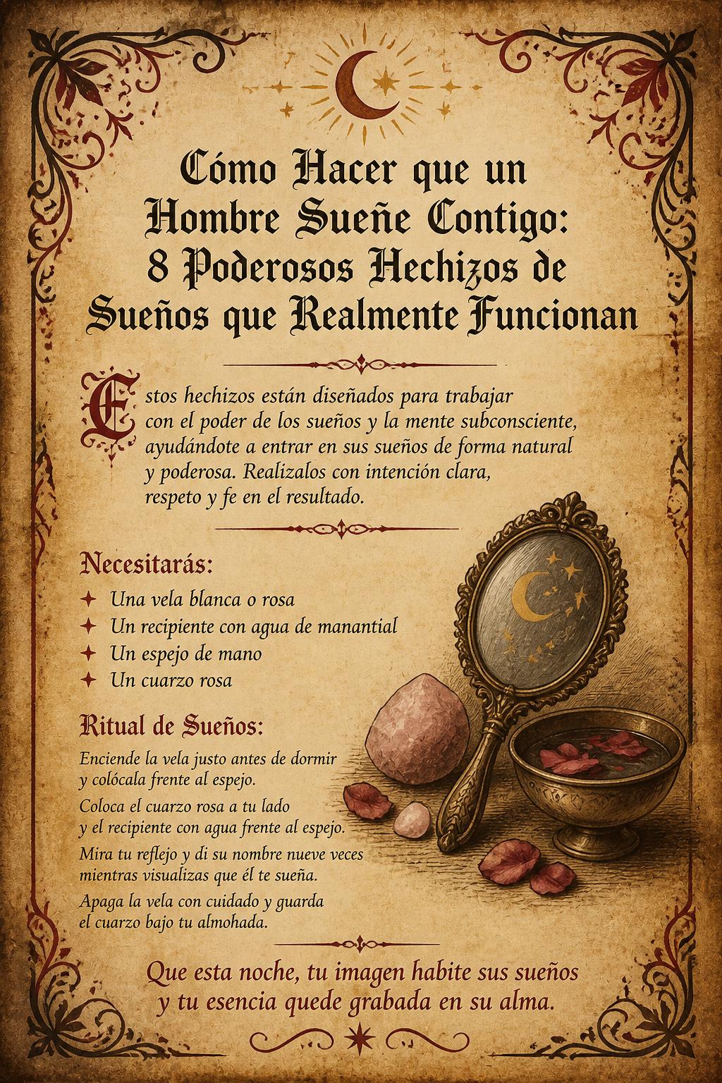 Cómo Hacer que un Hombre Sueñe Contigo: 8 Poderosos Hechizos de Sueños que Realmente Funcionan