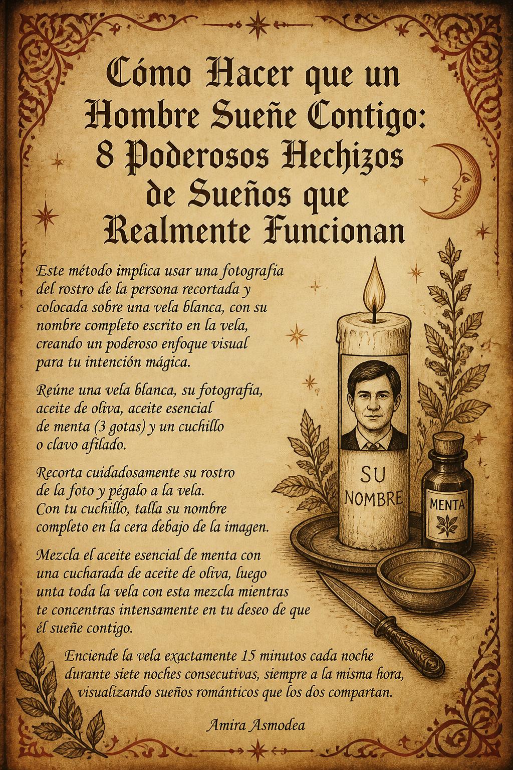 Cómo Hacer que un Hombre Sueñe Contigo: 8 Poderosos Hechizos de Sueños que Realmente Funcionan