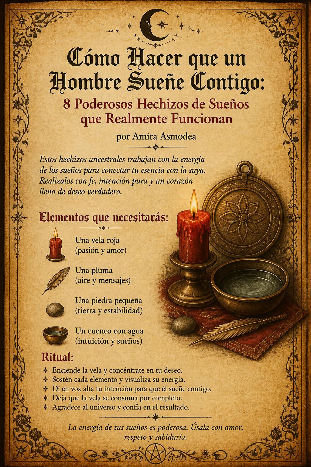 Cómo Hacer que un Hombre Sueñe Contigo: 8 Poderosos Hechizos de Sueños que Realmente Funcionan