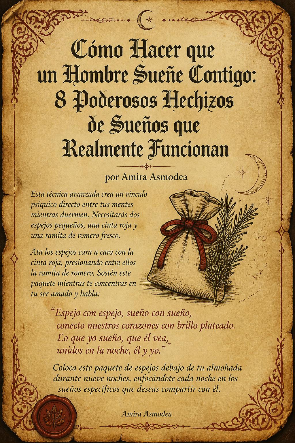 Cómo Hacer que un Hombre Sueñe Contigo: 8 Poderosos Hechizos de Sueños que Realmente Funcionan