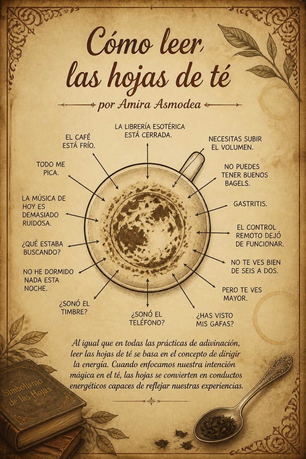 Cómo leer las hojas de té