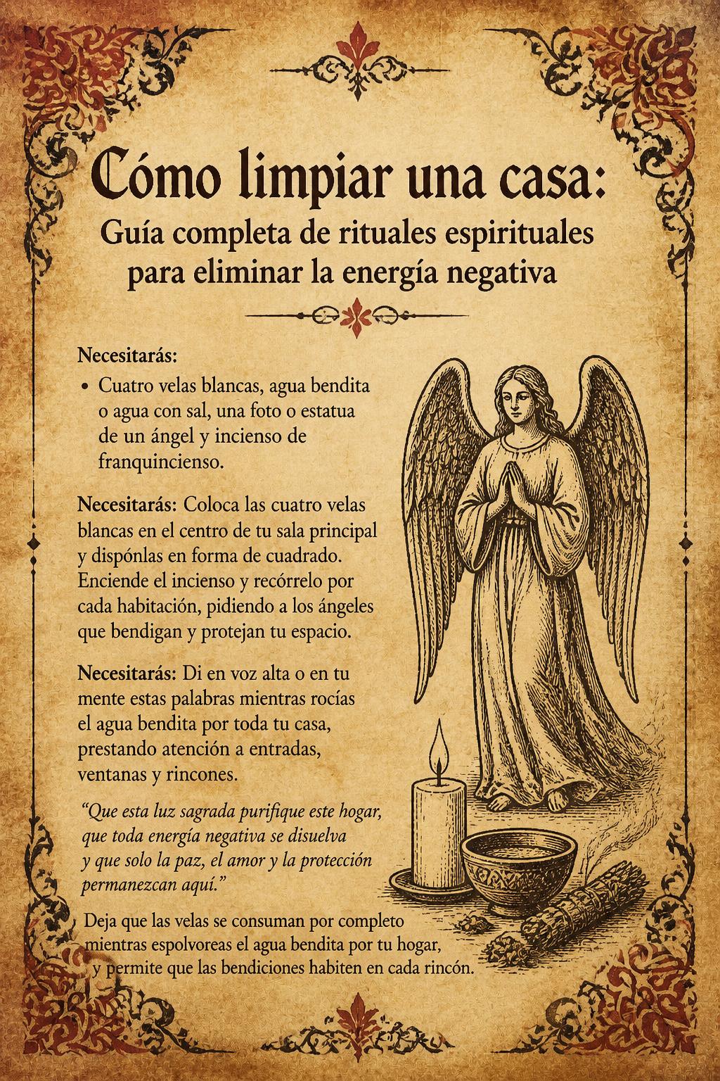 Cómo limpiar una casa: Guía completa de rituales espirituales para eliminar la energía negativa