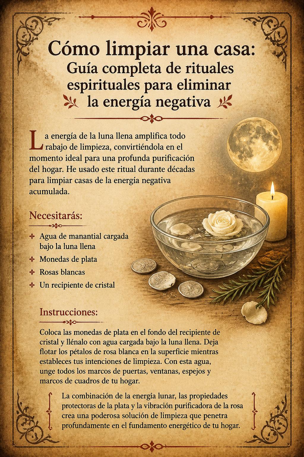 Cómo limpiar una casa: Guía completa de rituales espirituales para eliminar la energía negativa