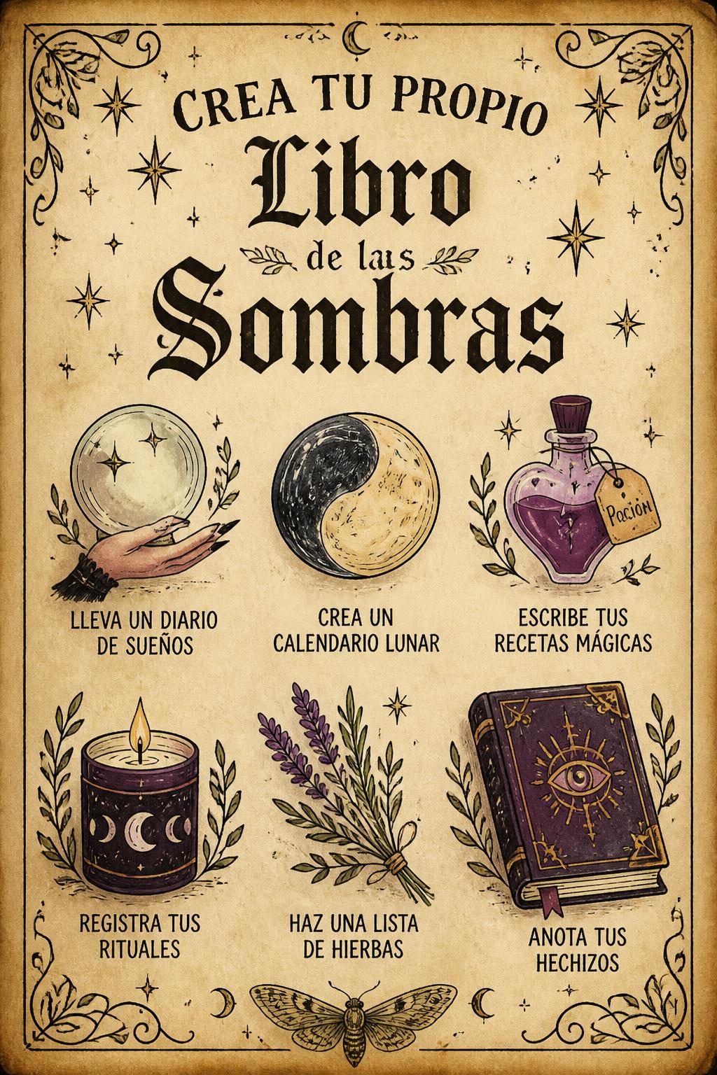 Crea Tu Propio Libro de las Sombras