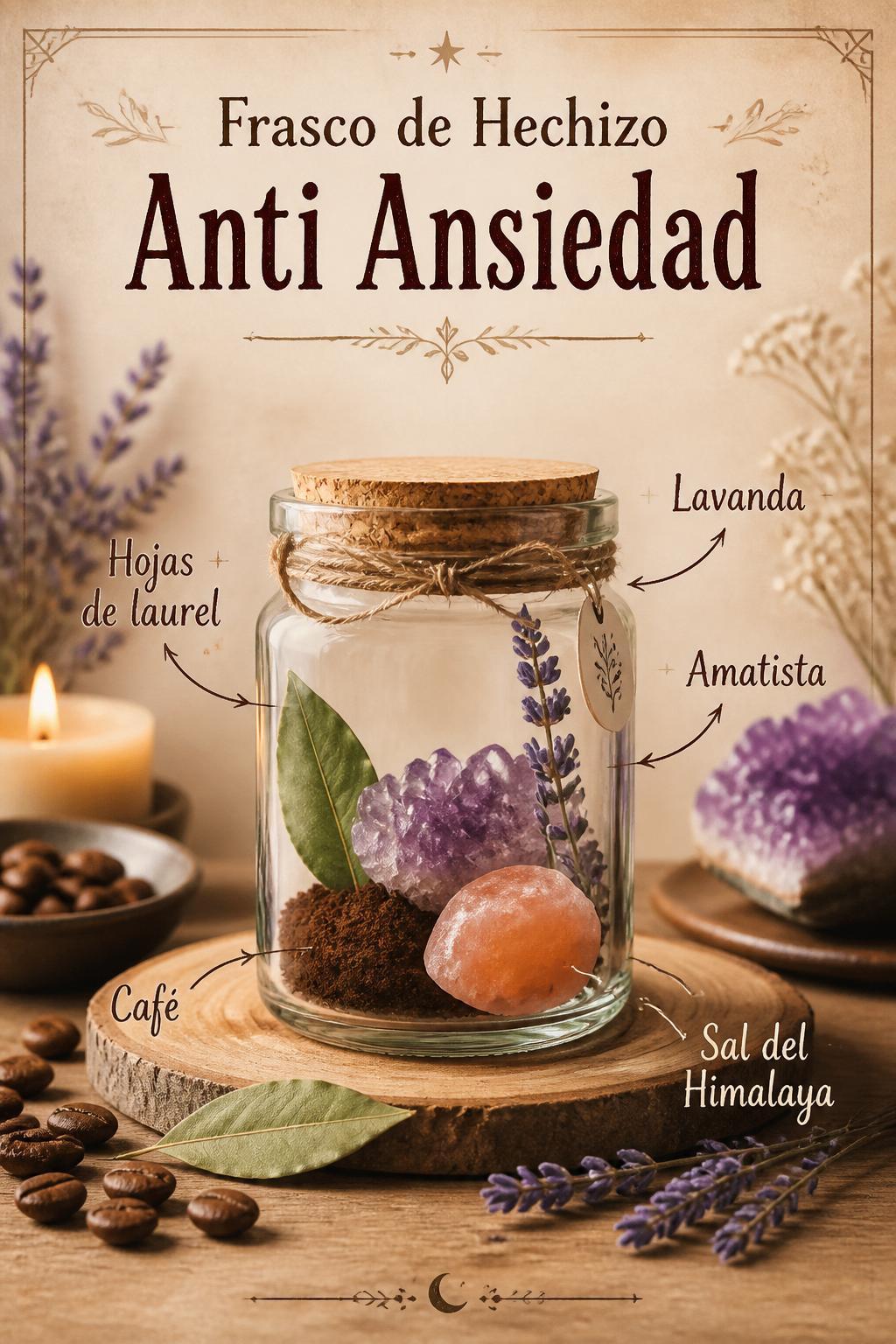 Frasco de Hechizo Anti Ansiedad