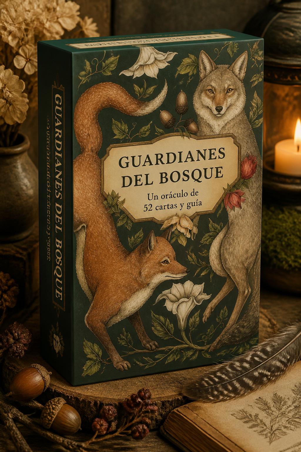 Guardianes del Bosque: Un Oráculo de 52 Cartas y Guía