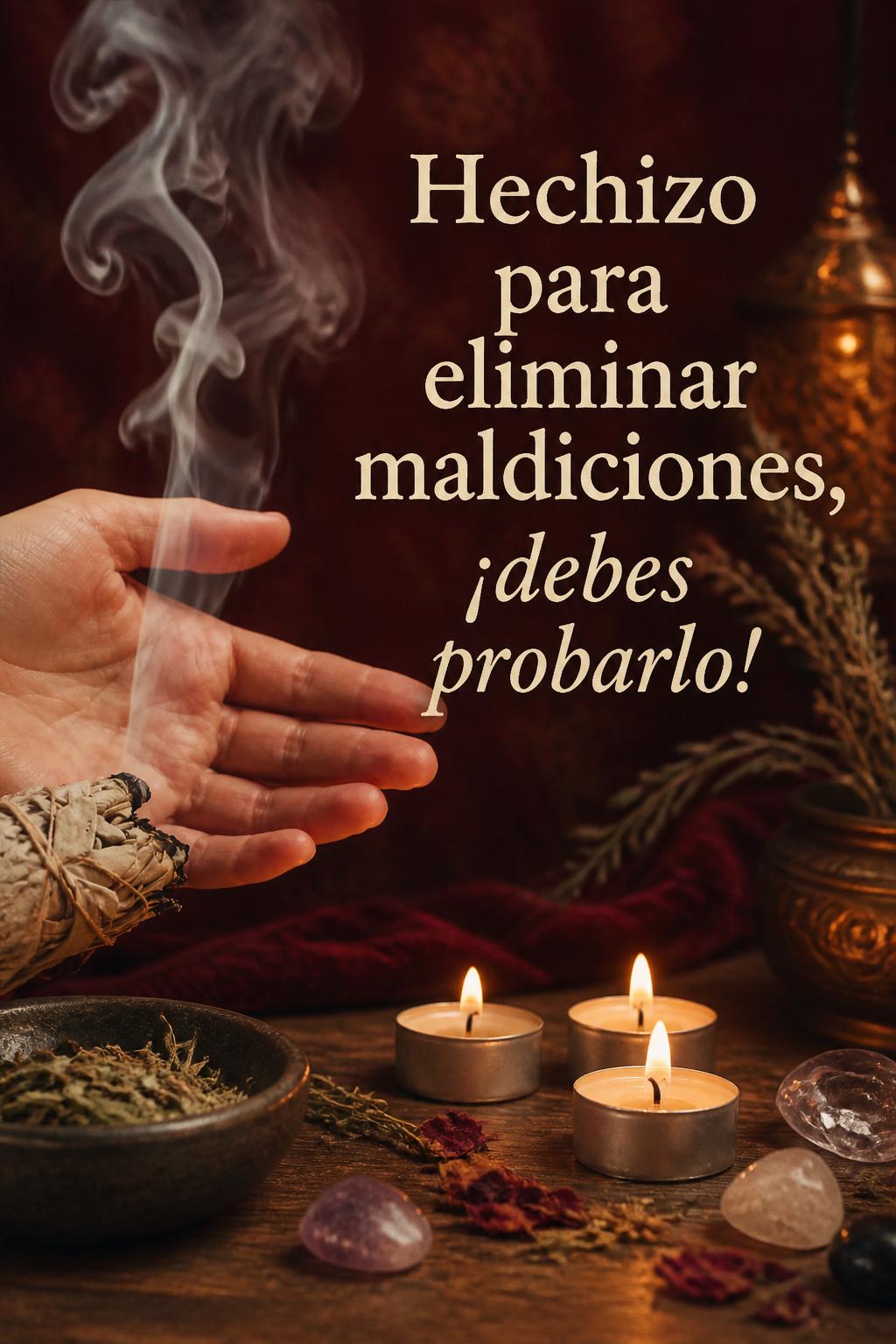 Hechizo para eliminar maldiciones, ¡debes probarlo!