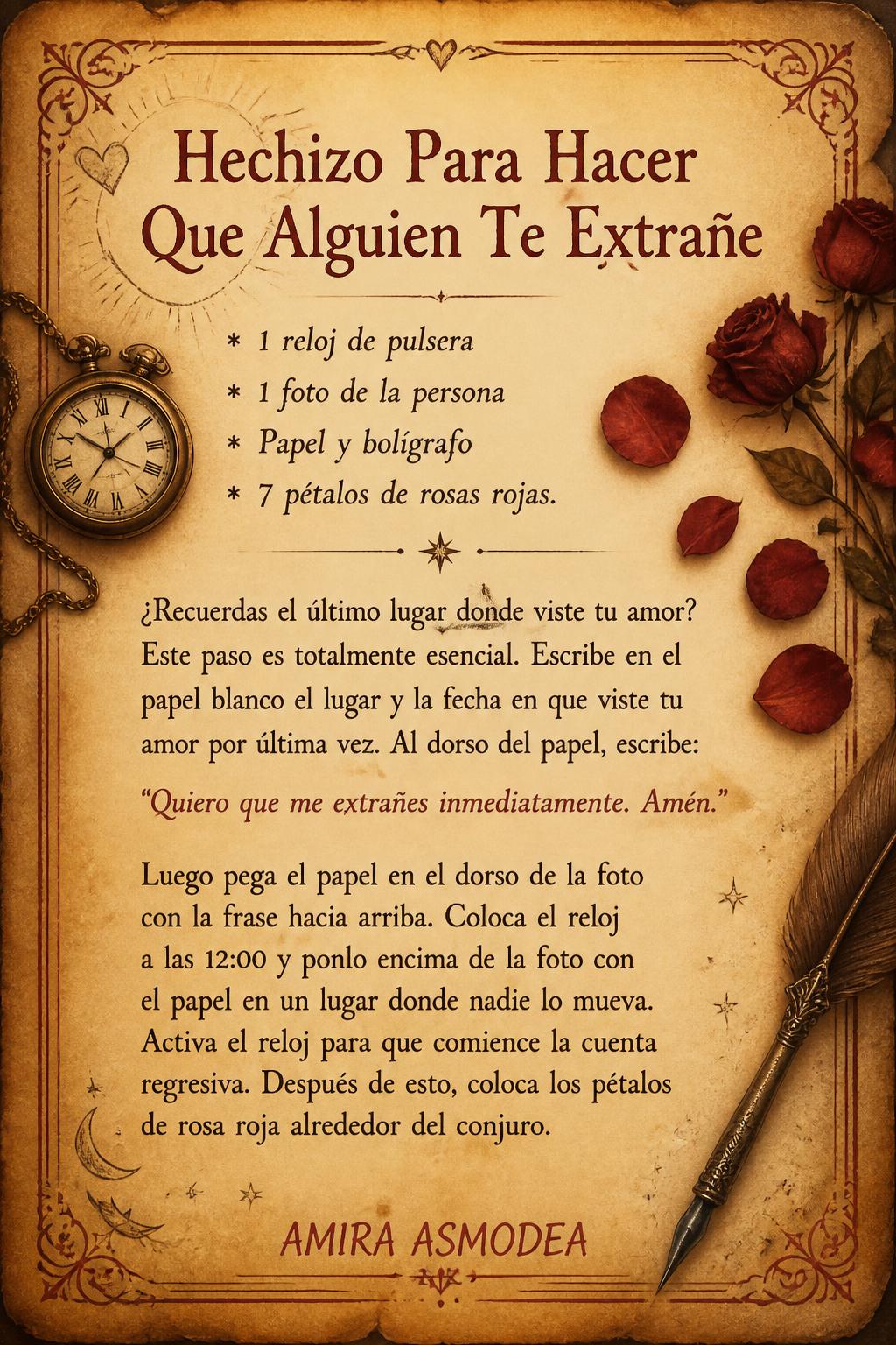 Hechizo Para Hacer Que Alguien Te Extrañe