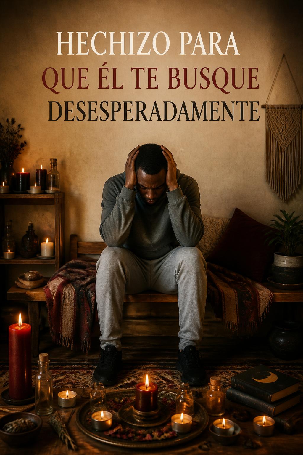Hechizo para que él te busque desesperadamente