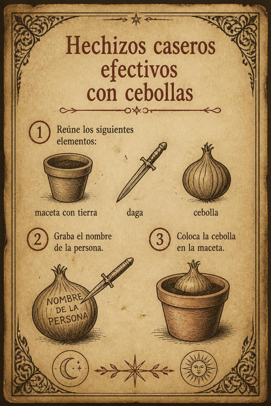 Hechizos caseros efectivos con cebollas