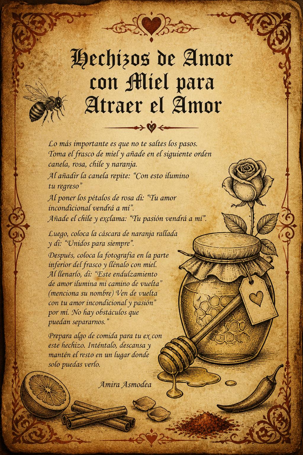 Hechizos de Amor con Miel para Atraer el Amor