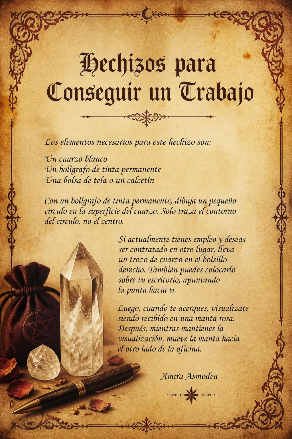 Hechizos para Conseguir un Trabajo