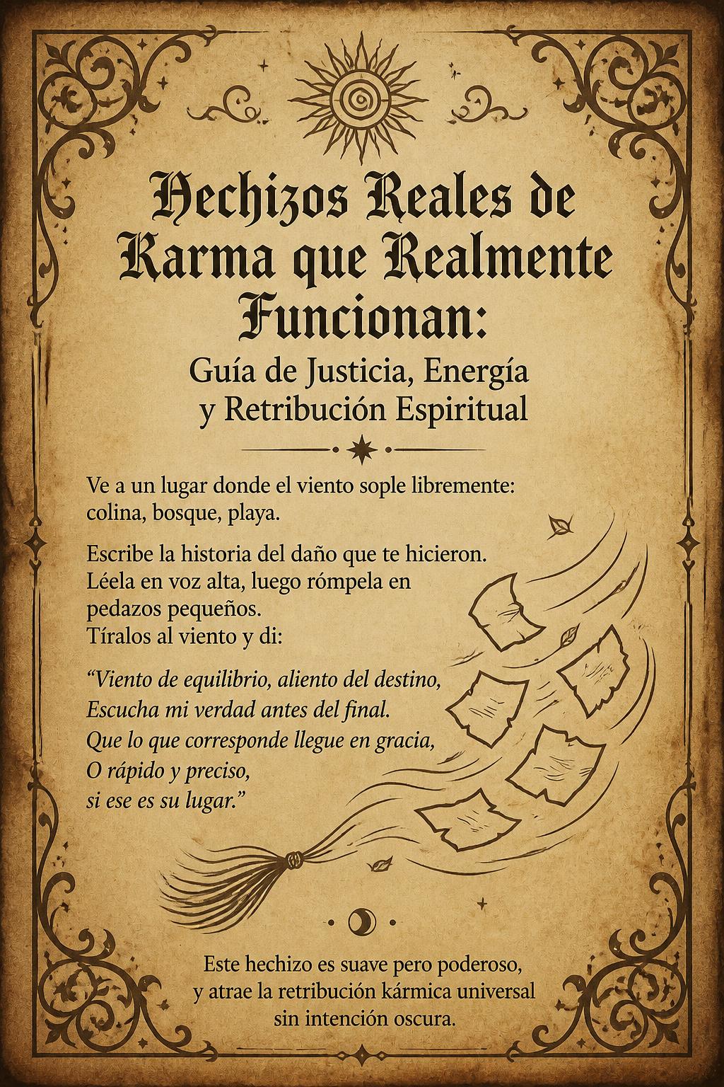 Hechizos Reales de Karma que Realmente Funcionan: Guía de Justicia, Energía y Retribución Espiritual