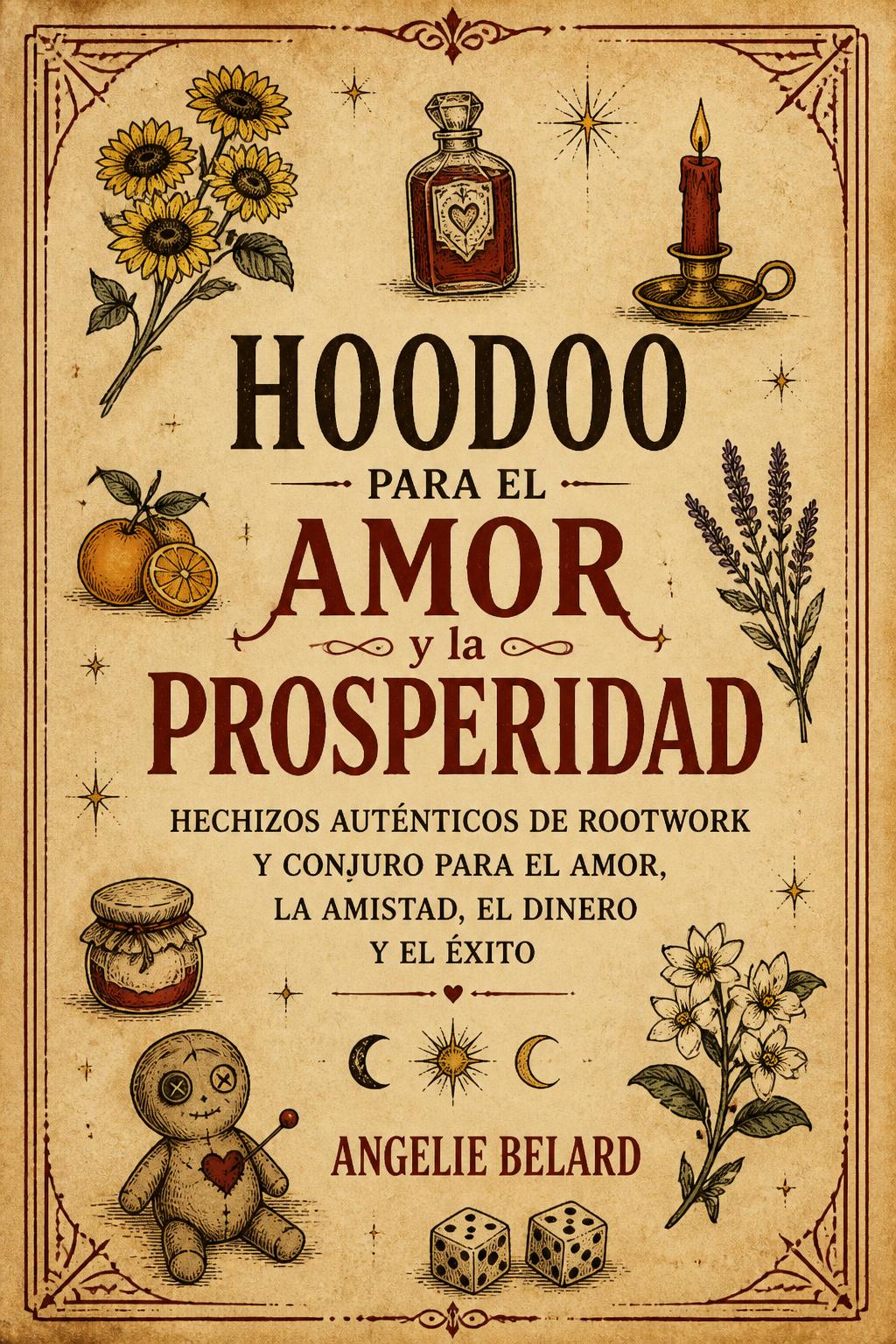 Hoodoo para el Amor y la Prosperidad: Hechizos auténticos de Rootwork y Conjuro para el Amor, la Amistad, el Dinero y el Éxito