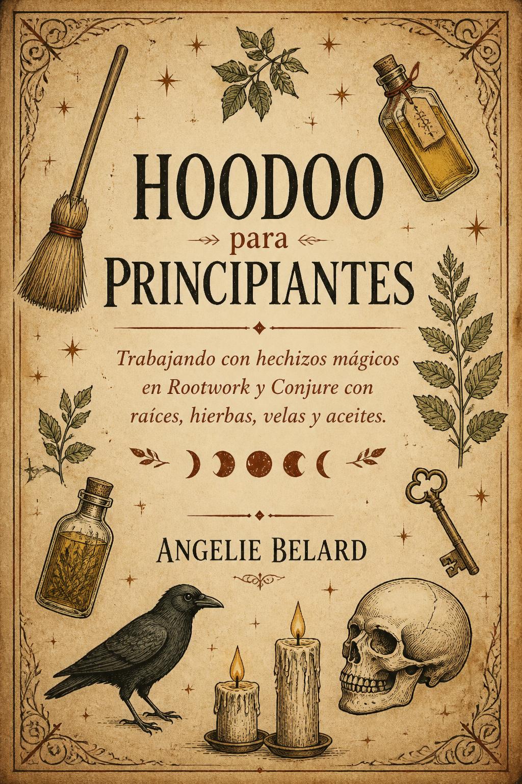 Hoodoo para principiantes: Trabajando con hechizos mágicos en Rootwork y Conjure con raíces, hierbas, velas y aceites