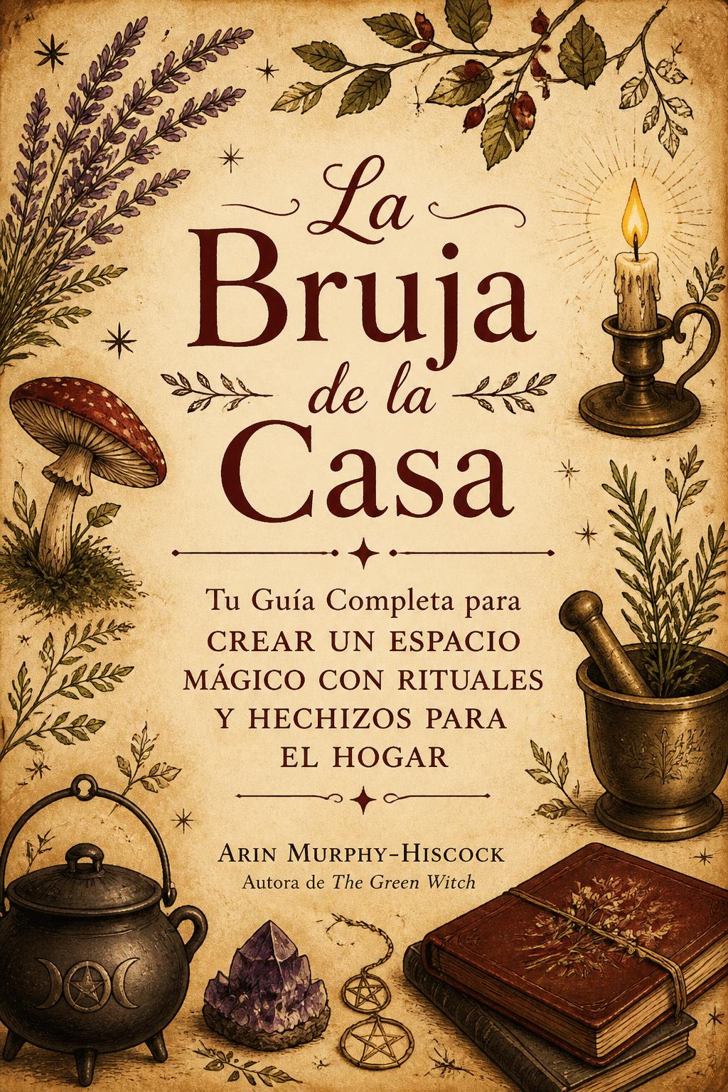 La Bruja de la Casa: Tu Guía Completa para Crear un Espacio Mágico con Rituales y Hechizos para el Hogar