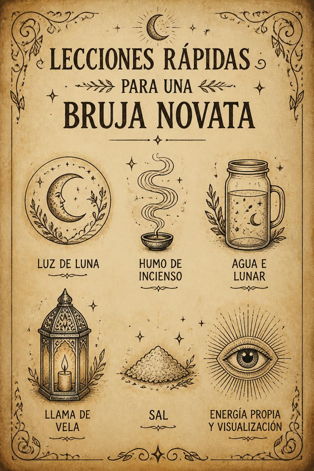 Lecciones rápidas para una bruja novata