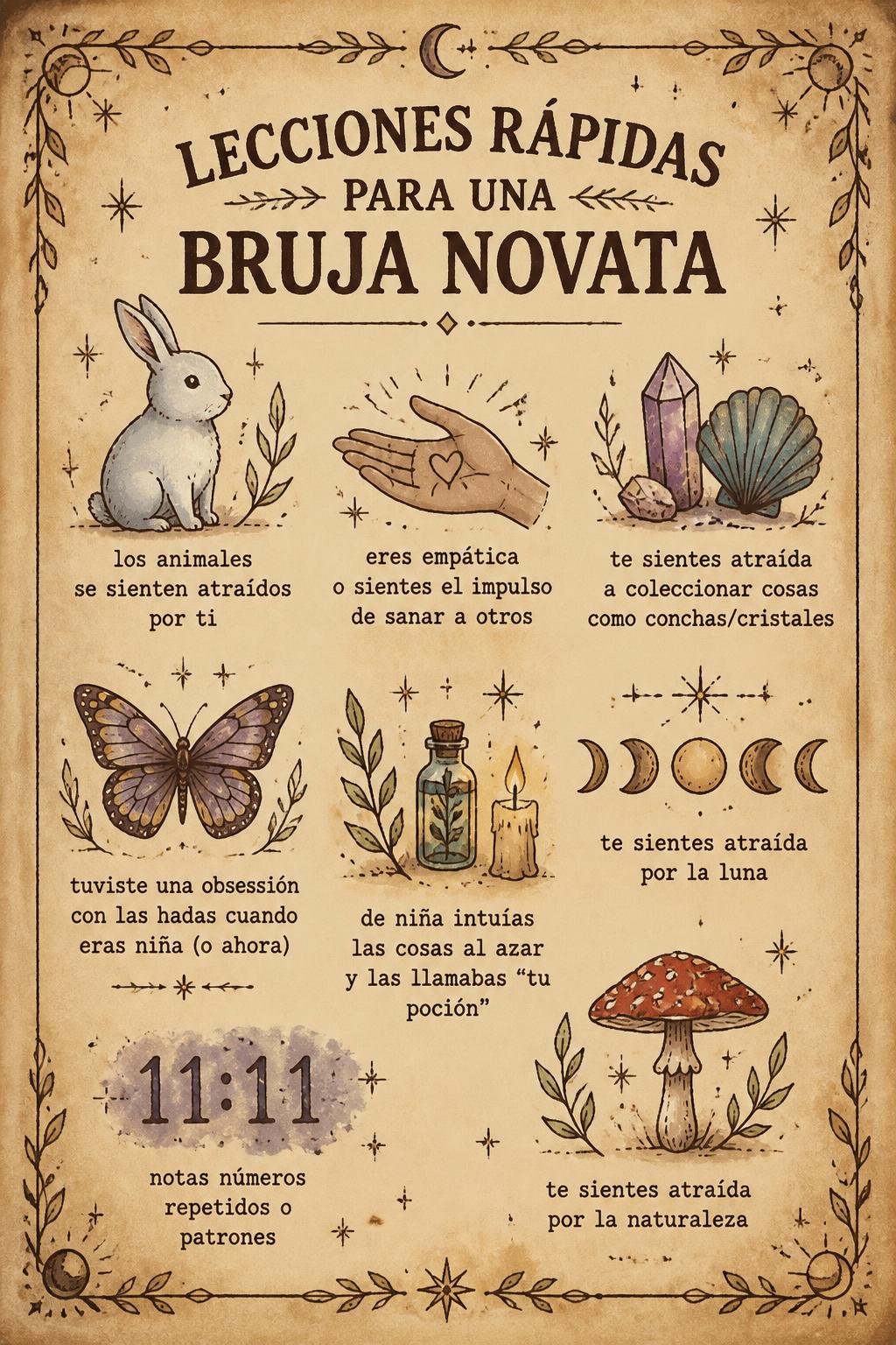 Lecciones rápidas para una bruja novata