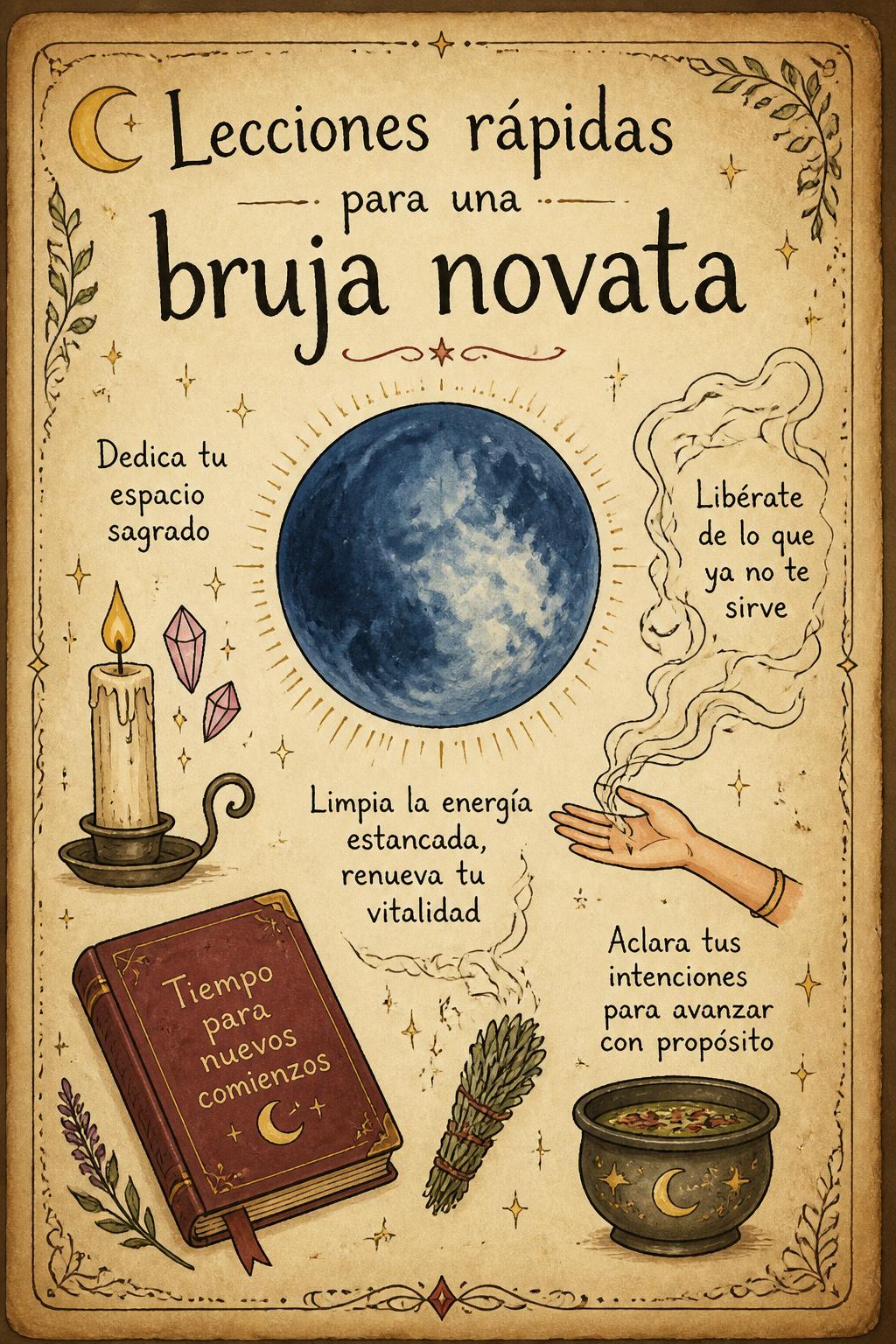 Lecciones rápidas para una bruja novata