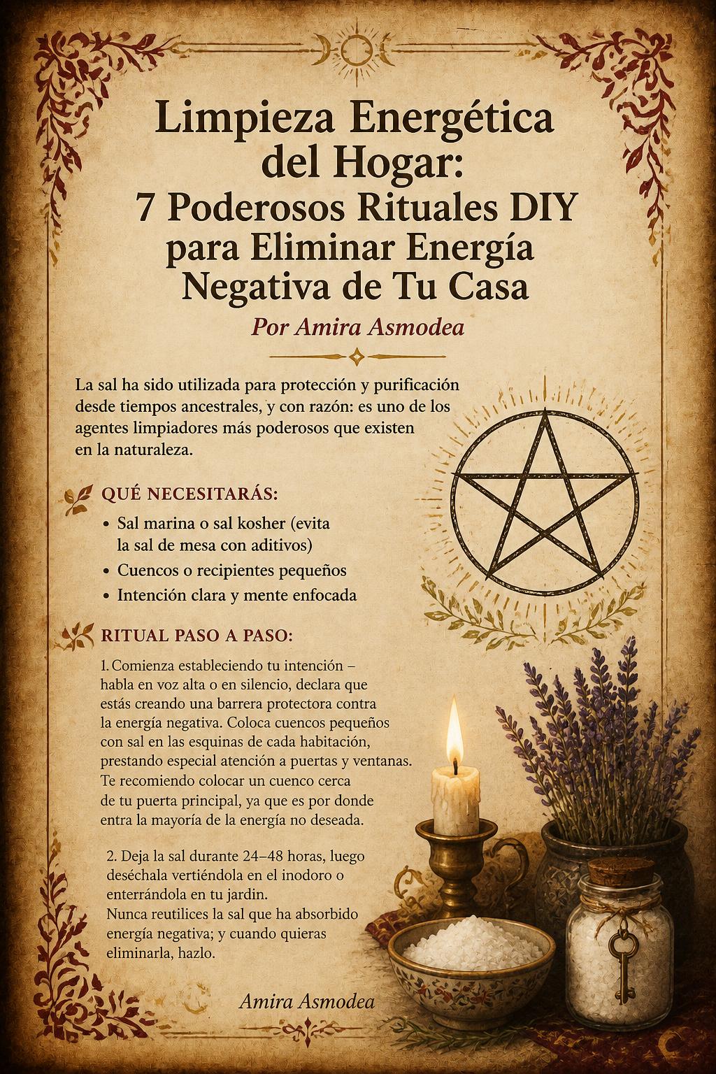 Limpieza Energética del Hogar: 7 Poderosos Rituales DIY para Eliminar Energía Negativa de Tu Casa Limpieza Energética del Hogar: 7 Poderosos Rituales DIY para Eliminar Energía Negativa de Tu Casa