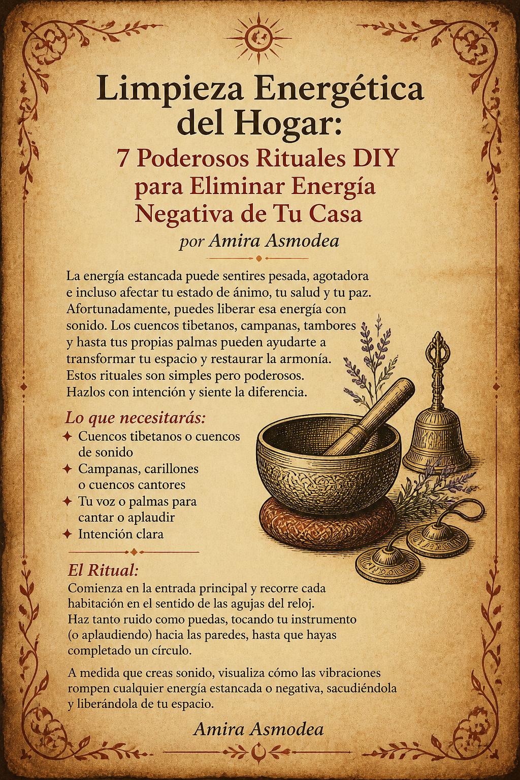 Limpieza Energética del Hogar: 7 Poderosos Rituales DIY para Eliminar Energía Negativa de Tu Casa Limpieza Energética del Hogar: 7 Poderosos Rituales DIY para Eliminar Energía Negativa de Tu Casa