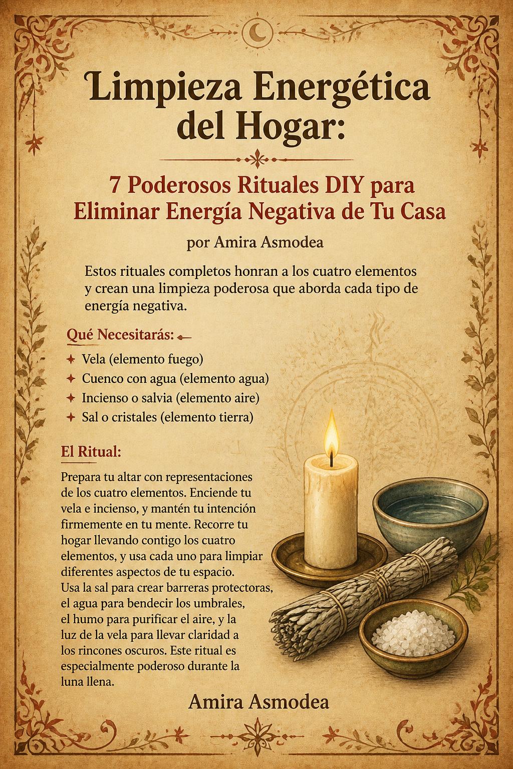 Limpieza Energética del Hogar: 7 Poderosos Rituales DIY para Eliminar Energía Negativa de Tu Casa Limpieza Energética del Hogar: 7 Poderosos Rituales DIY para Eliminar Energía Negativa de Tu Casa