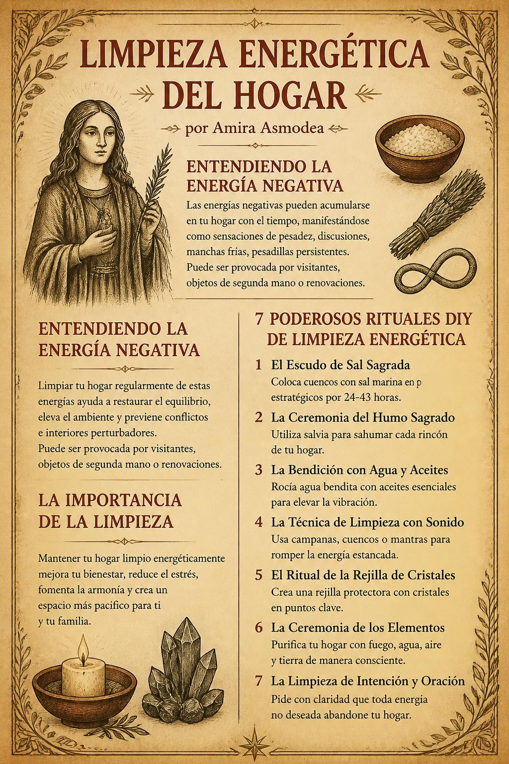 Limpieza Energética del Hogar: 7 Poderosos Rituales DIY para Eliminar Energía Negativa de Tu Casa Limpieza Energética del Hogar: 7 Poderosos Rituales DIY para Eliminar Energía Negativa de Tu Casa