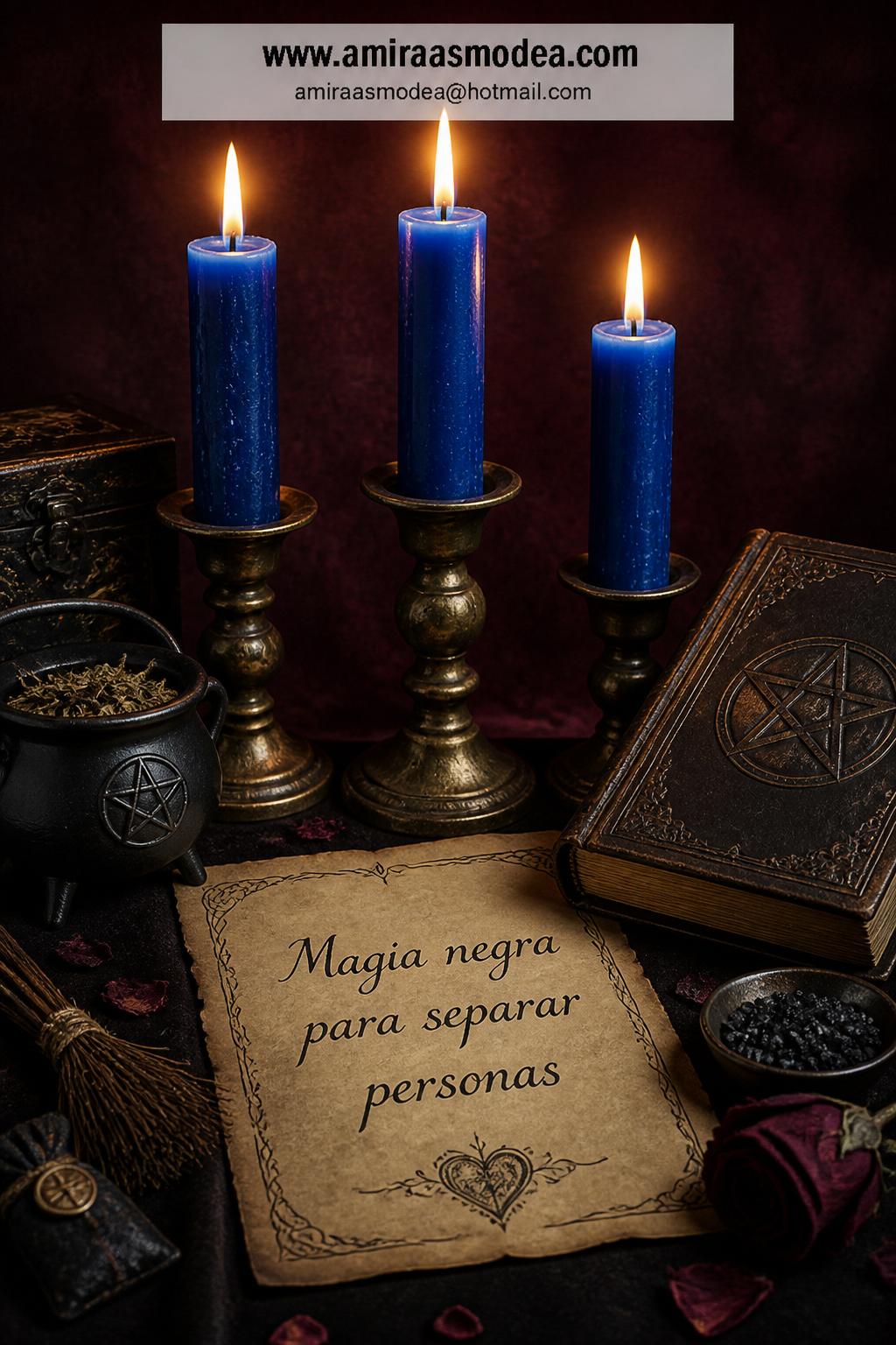 Magia negra para separar personas