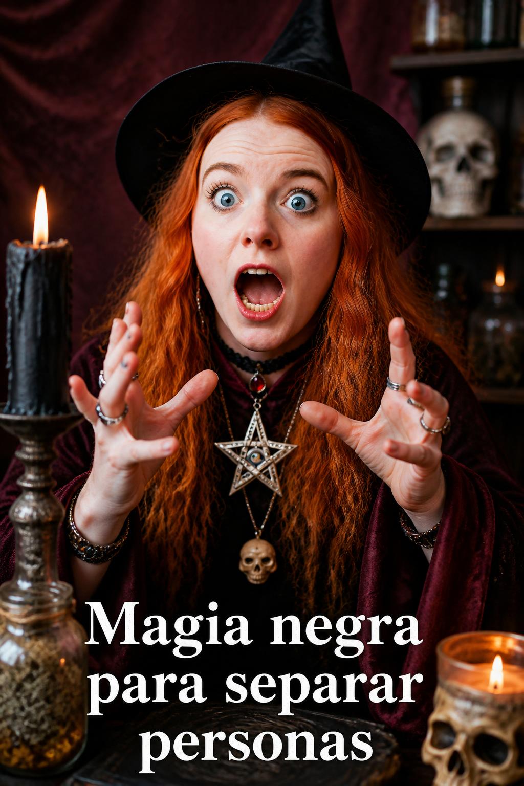 Magia negra para separar personas