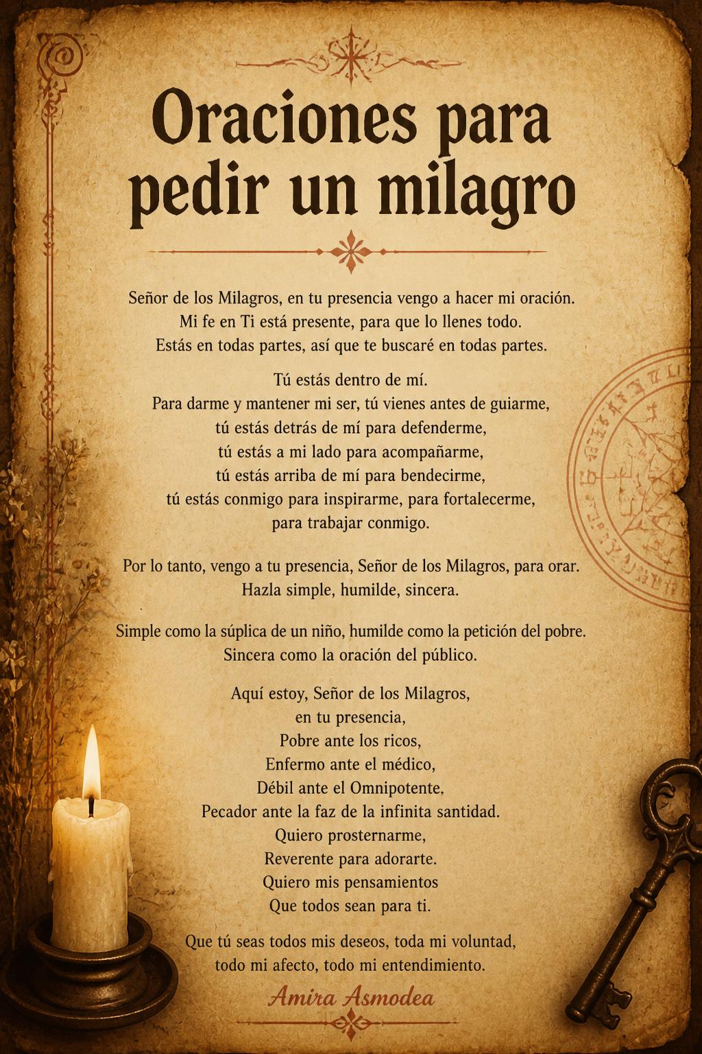 Oraciones para pedir un milagro