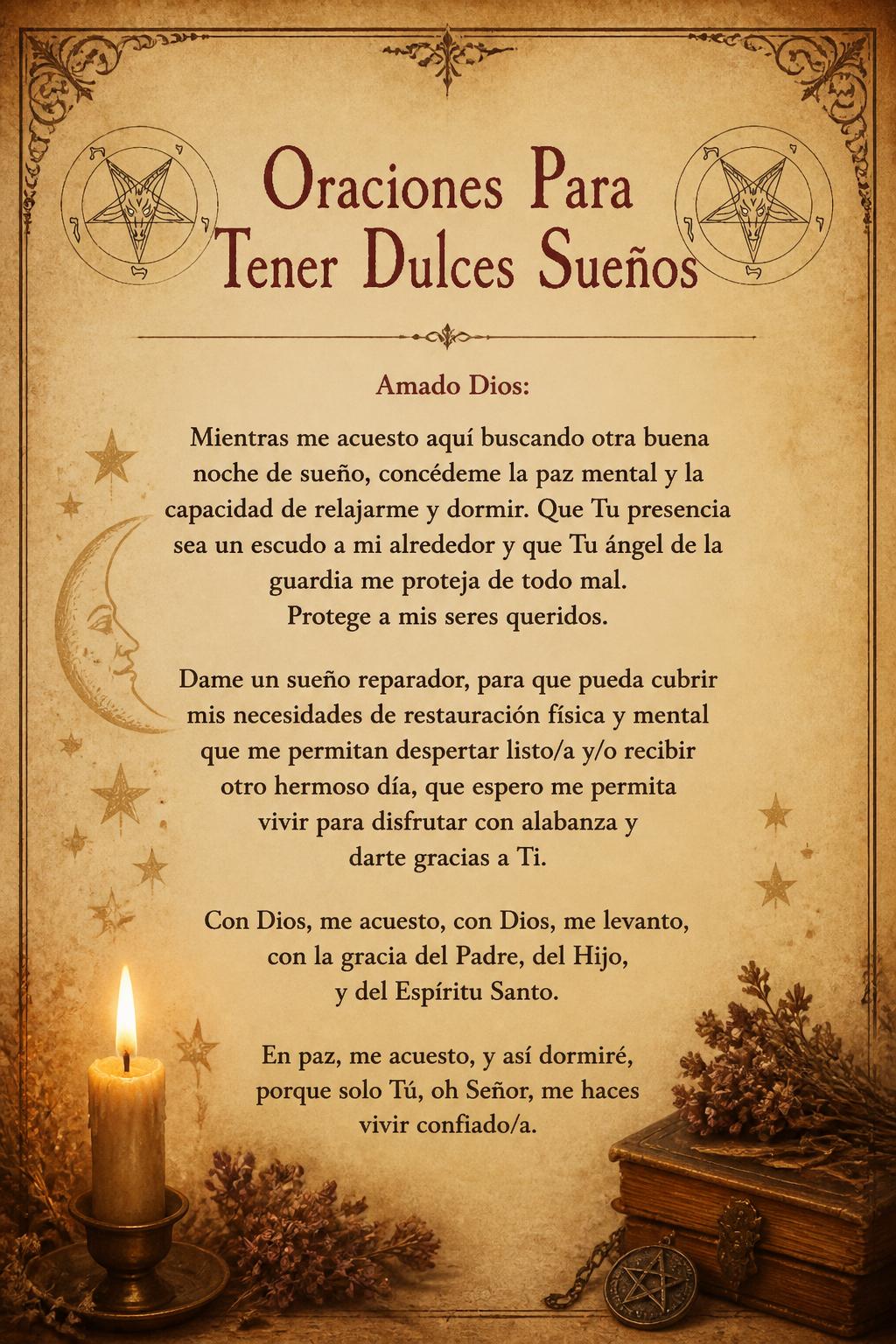 Oraciones Para Tener Dulces Sueños