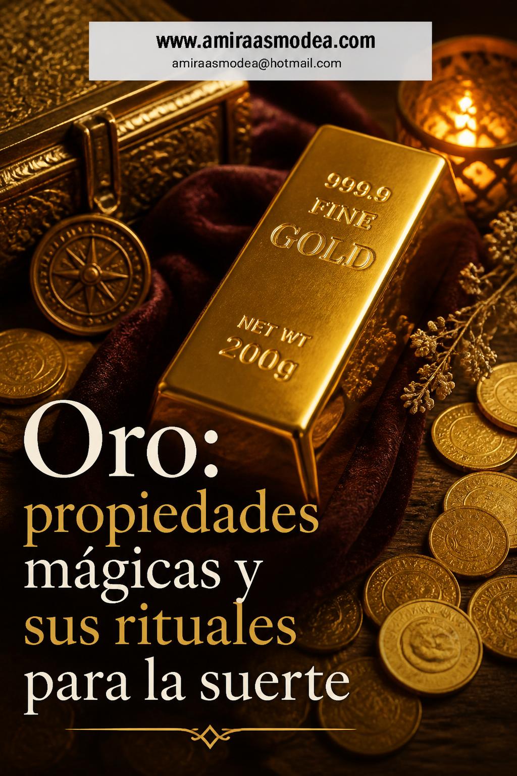 Oro: propiedades mágicas y sus rituales para la suerte