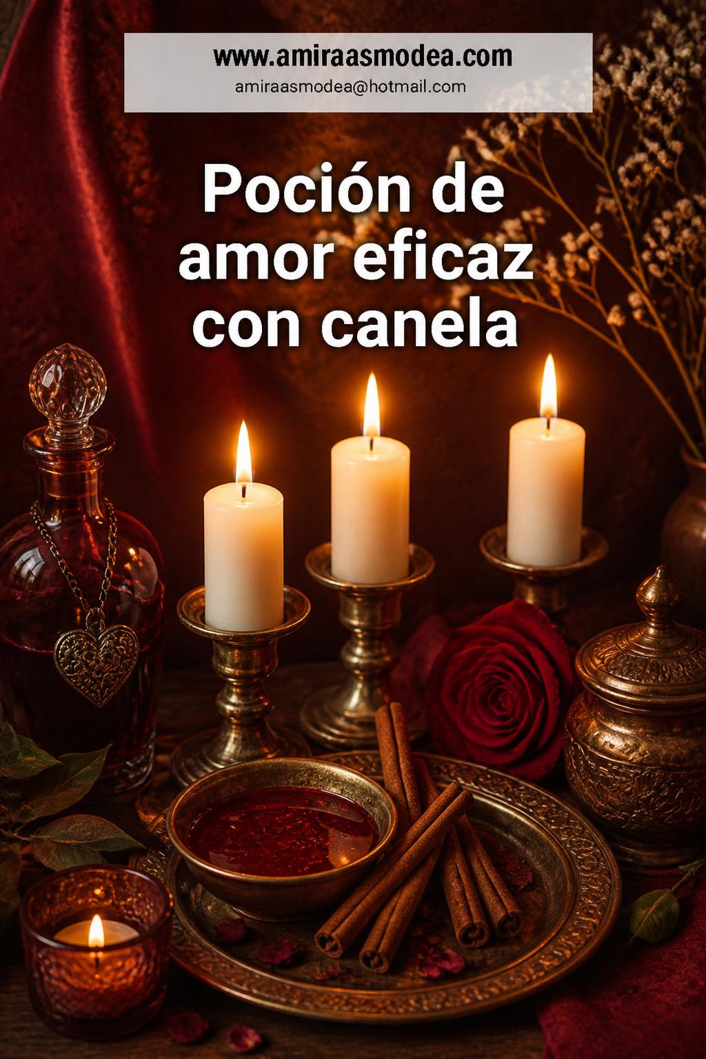 Poción de amor eficaz con canela