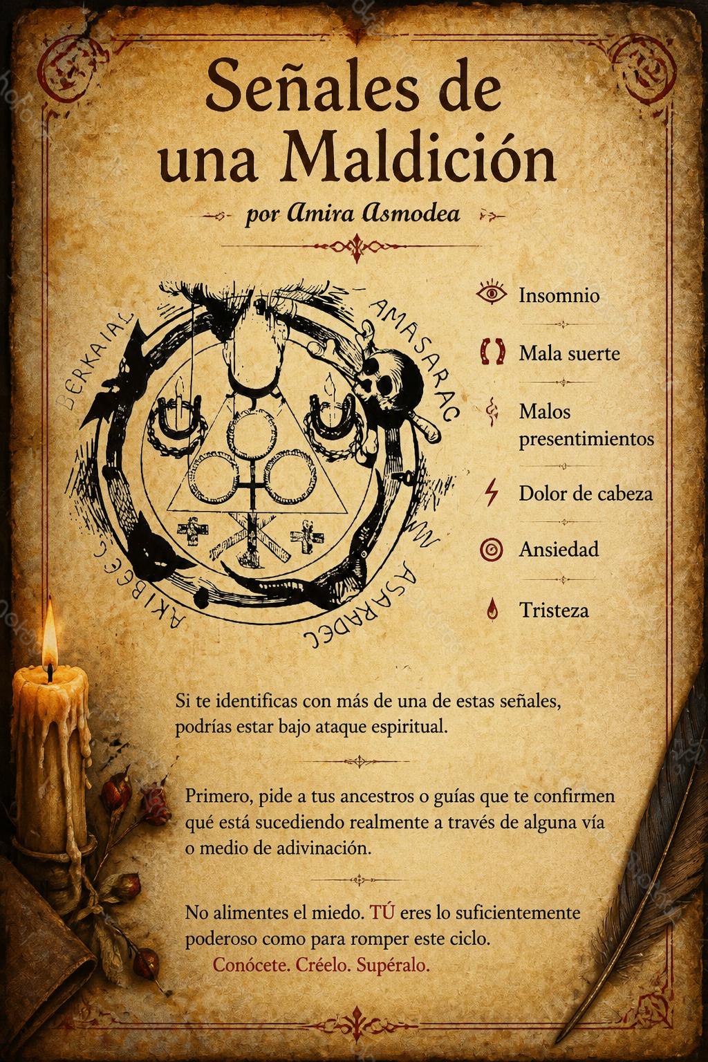 Señales de una Maldición