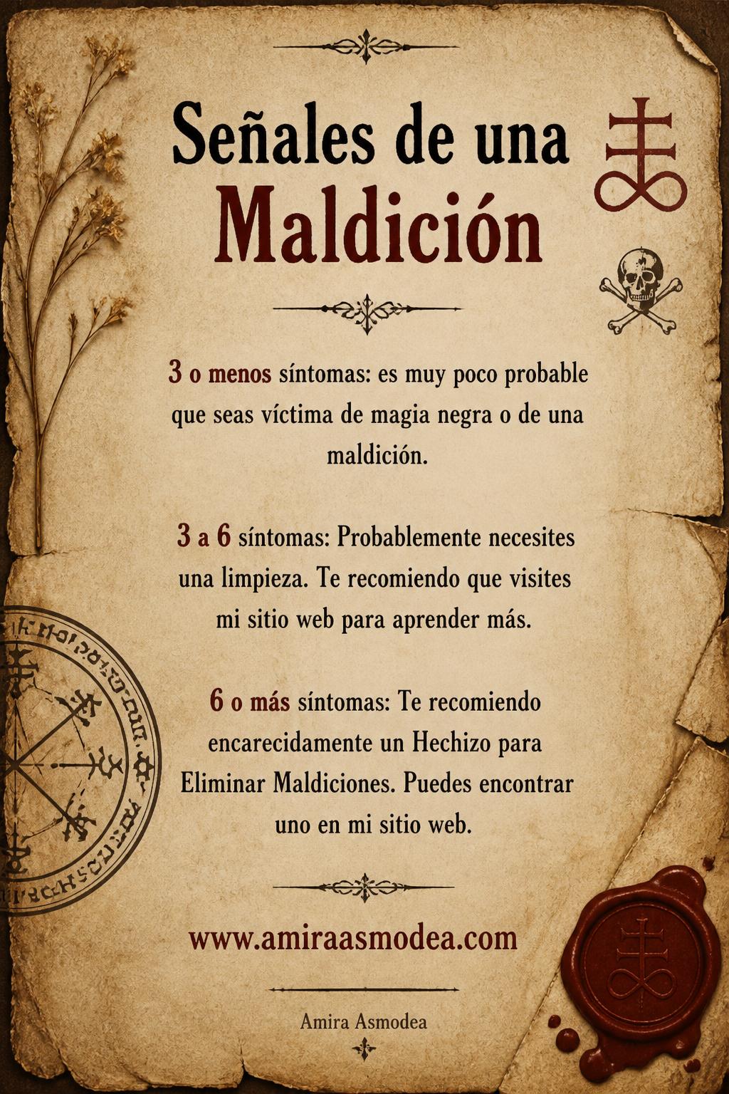Señales de una Maldición