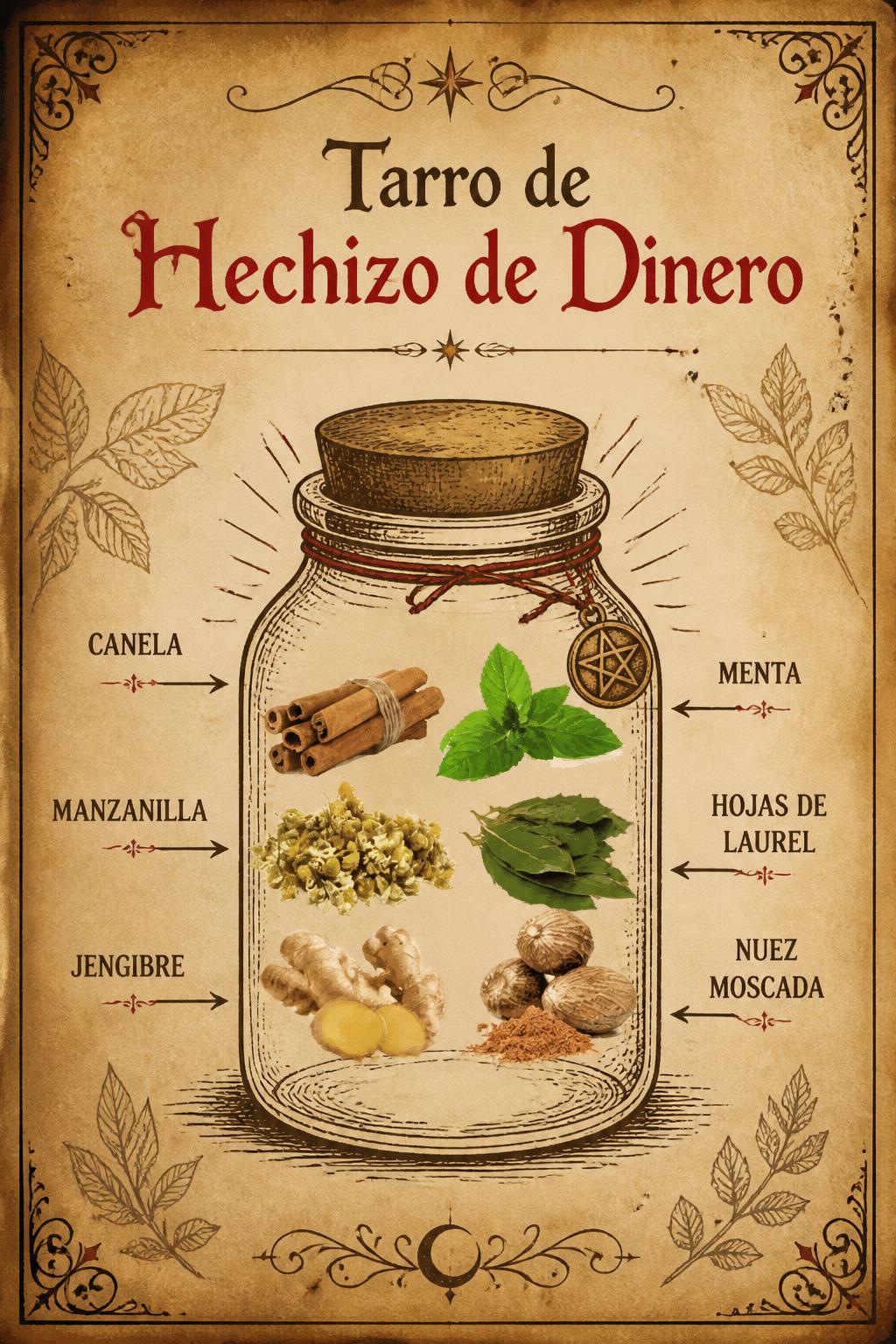 Tarro de Hechizo de Dinero