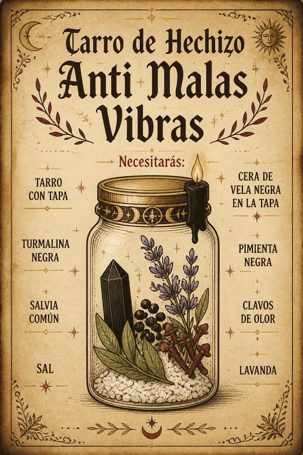 Tarro de Hechizo Anti Malas Vibras