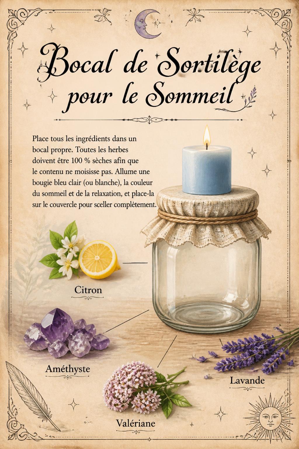 Bocal de Sortilège pour le Sommeil