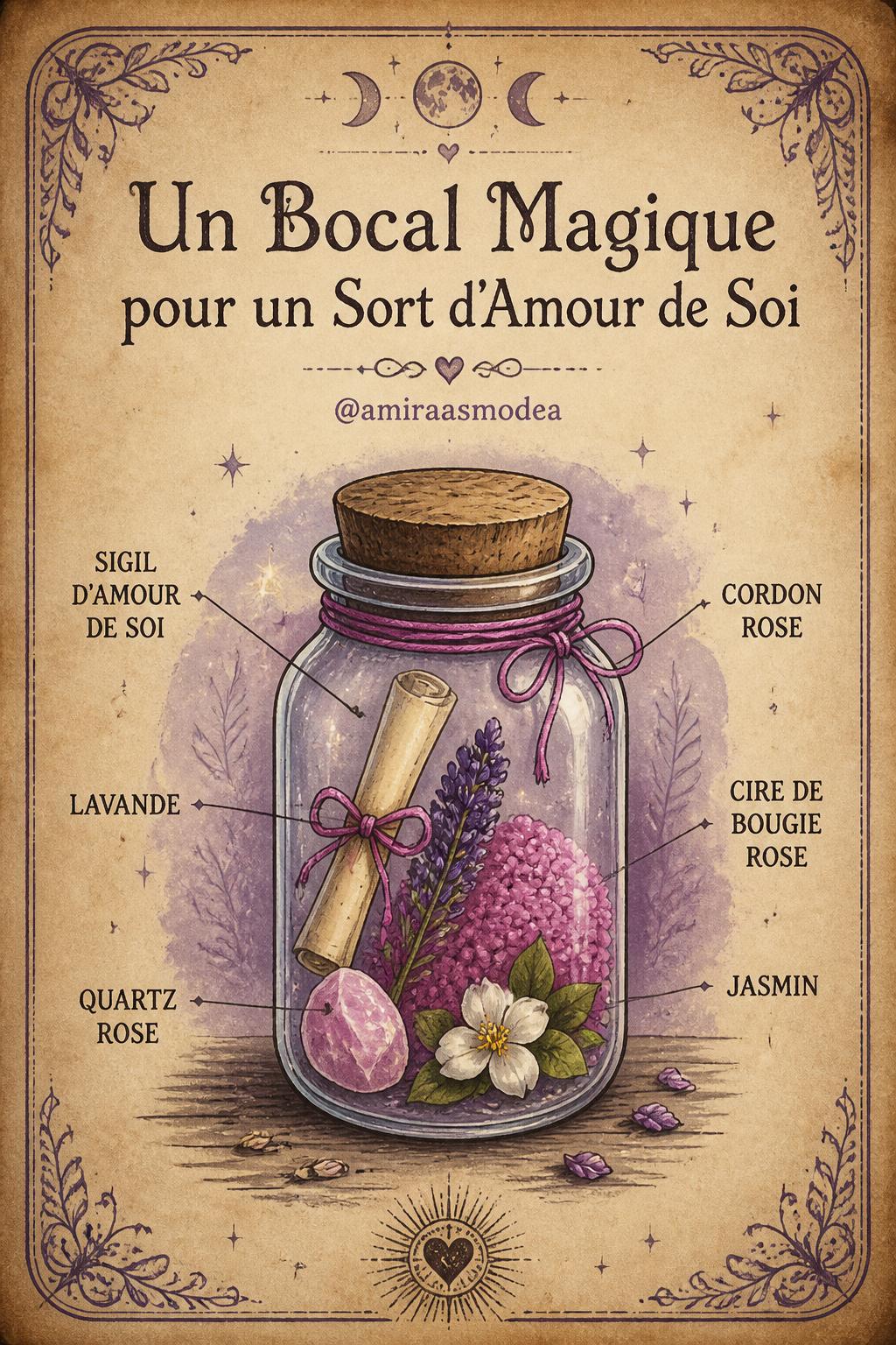 Un Bocal Magique pour un Sort d'Amour de Soi