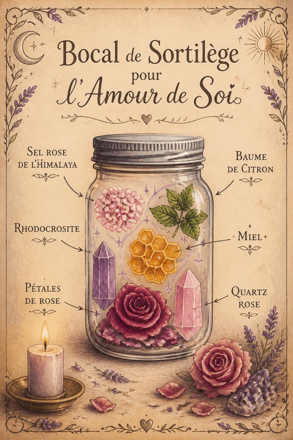 Bocal de Sortilège pour l'Amour de Soi