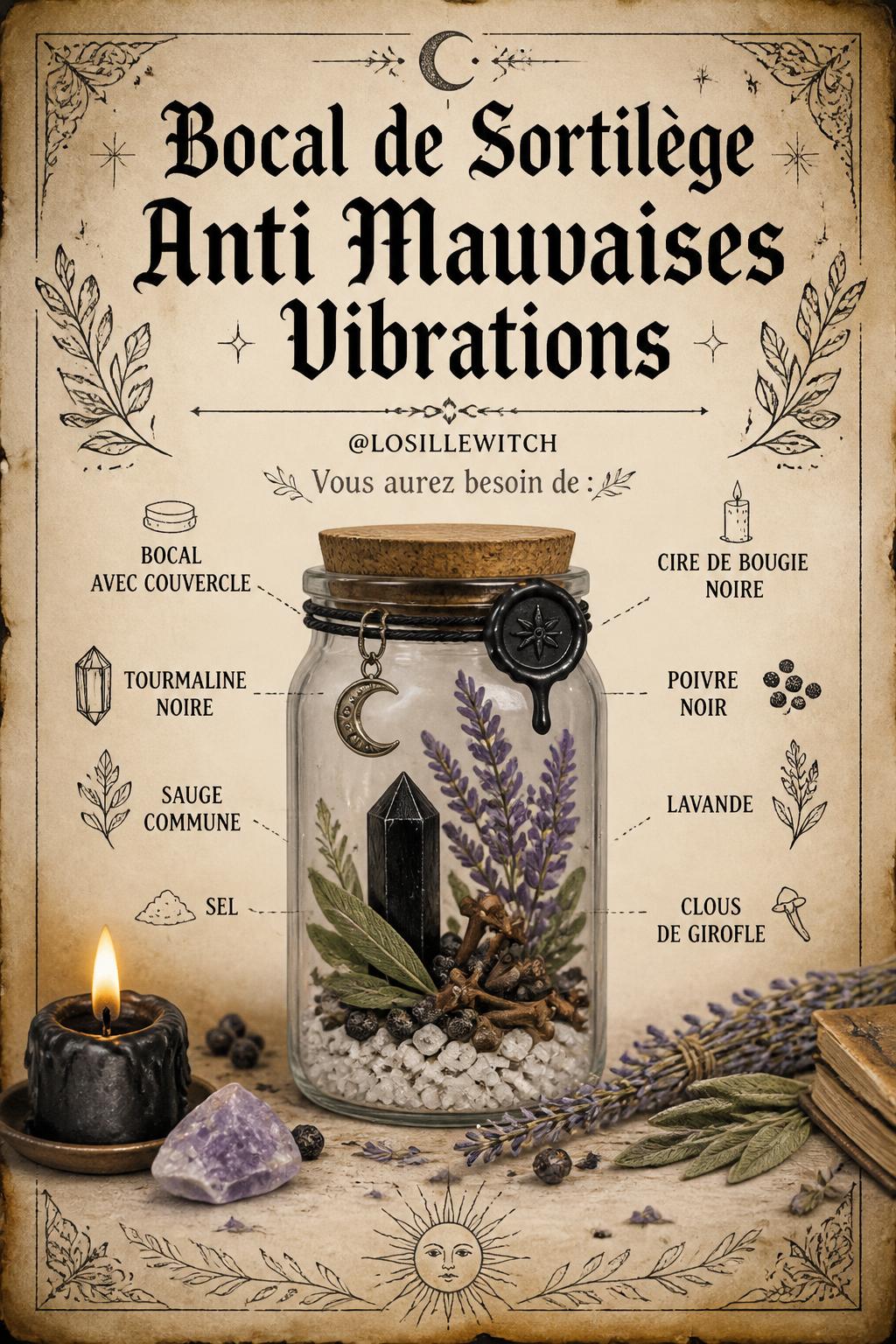 Bocal de Sortilège Anti Mauvaises Vibrations