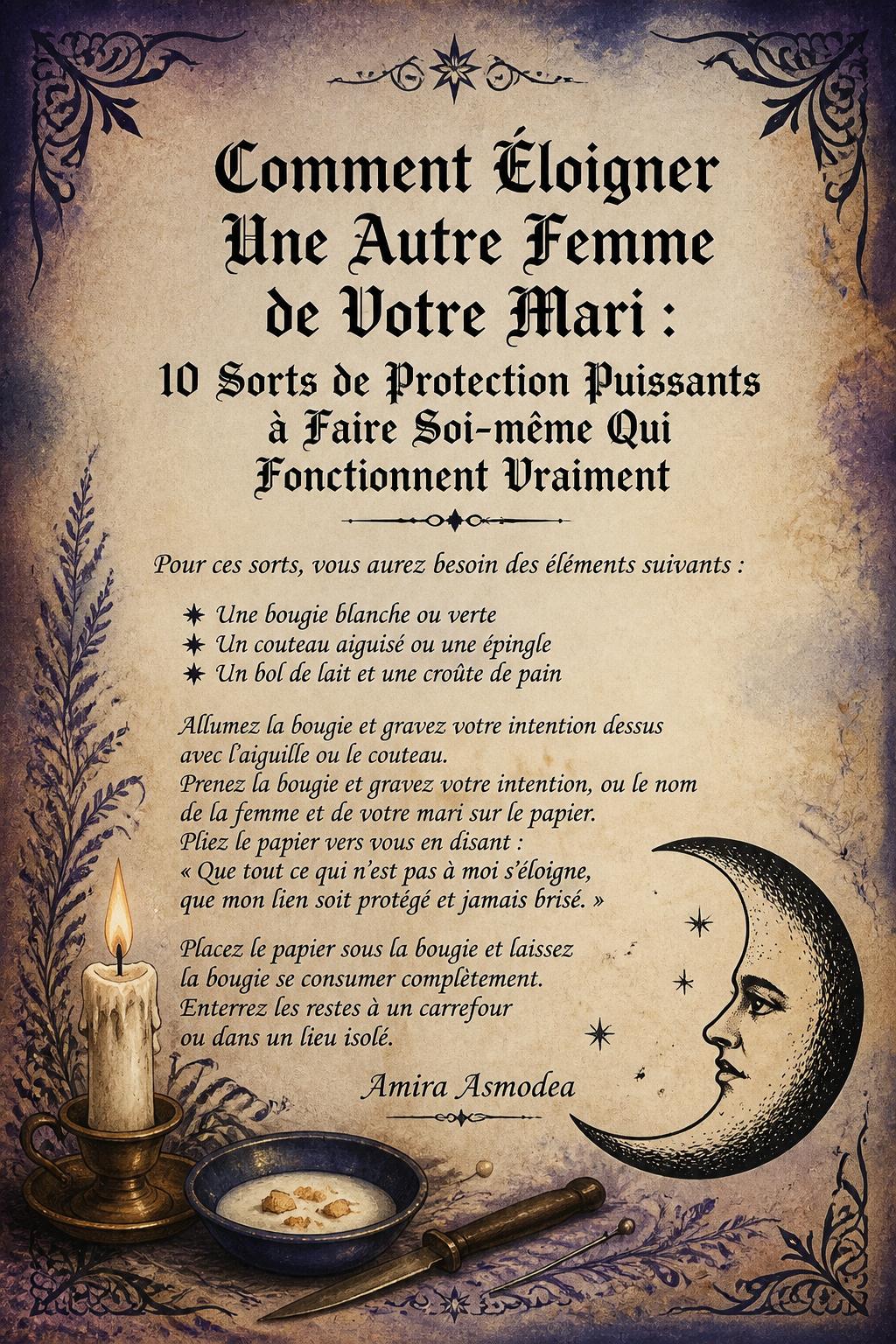 Comment Éloigner Une Autre Femme de Votre Mari : 10 Sorts de Protection Puissants à Faire Soi-même Qui Fonctionnent Vraiment