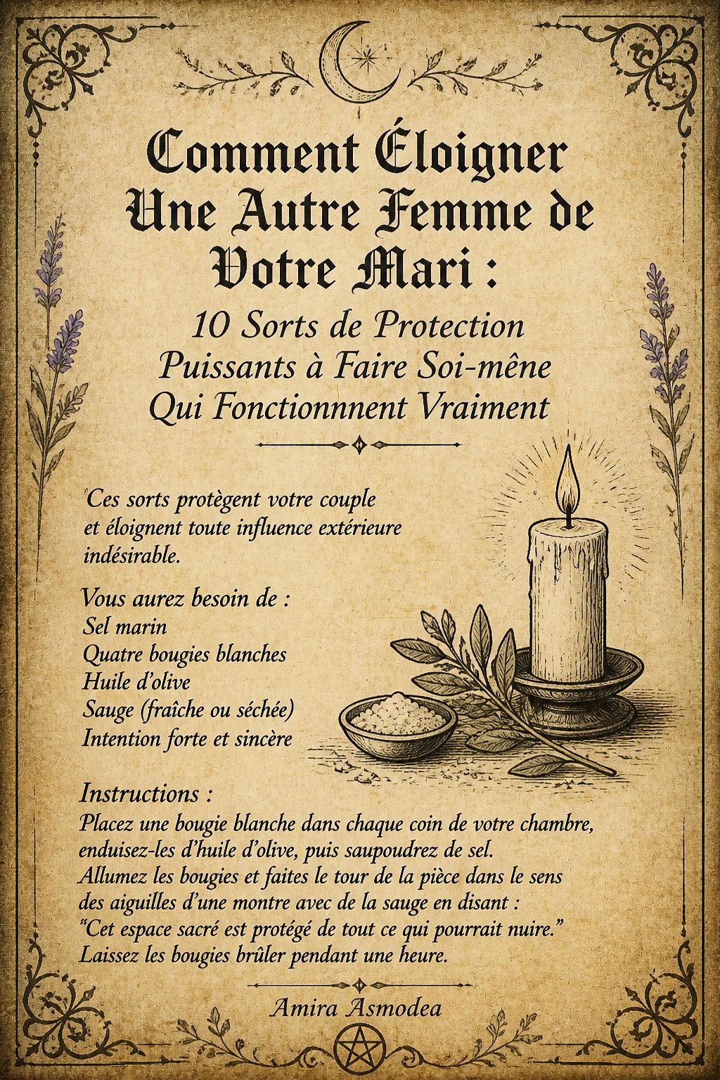 Comment Éloigner Une Autre Femme de Votre Mari : 10 Sorts de Protection Puissants à Faire Soi-même Qui Fonctionnent Vraiment