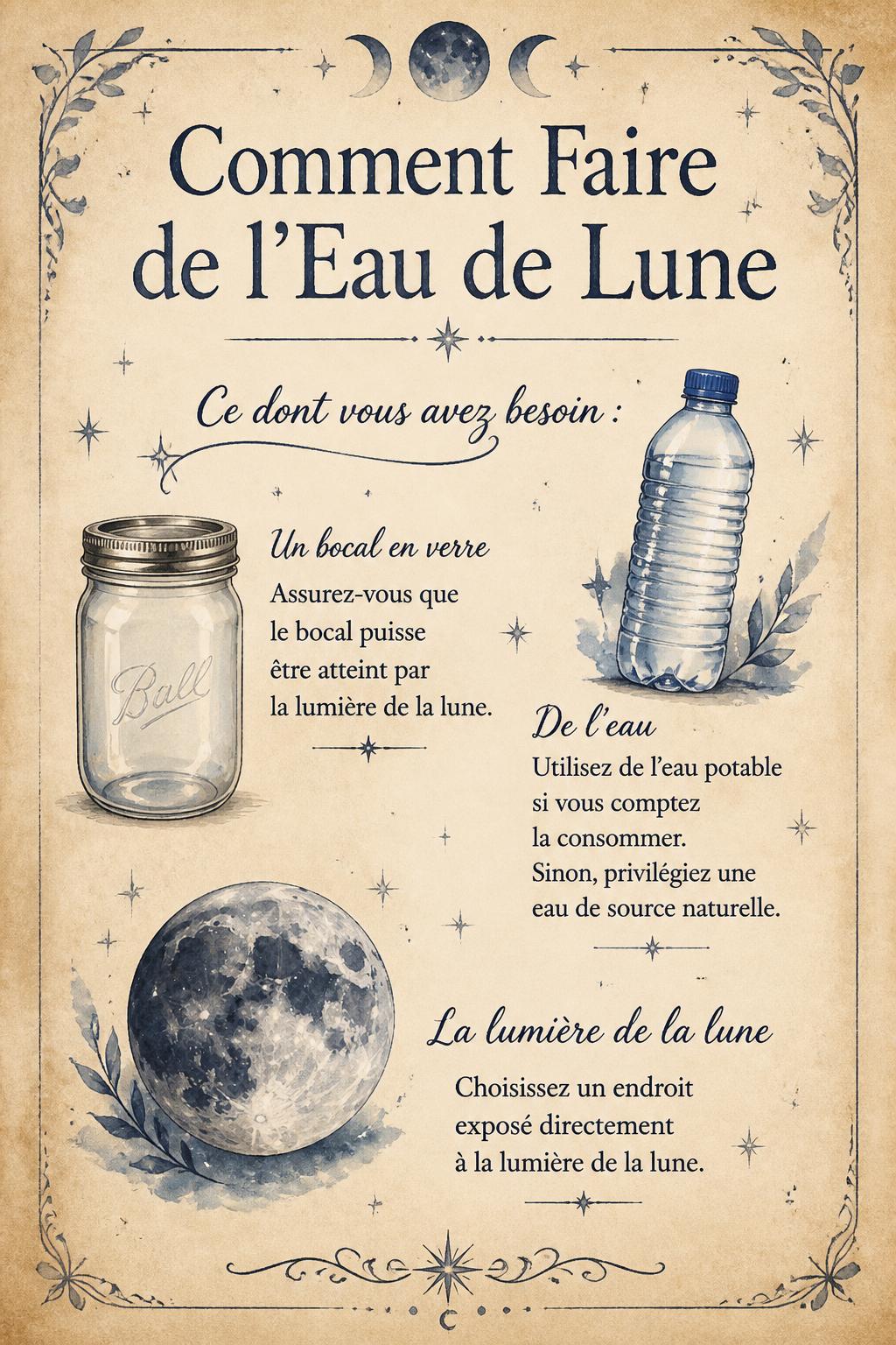 Comment Faire de l'Eau de Lune