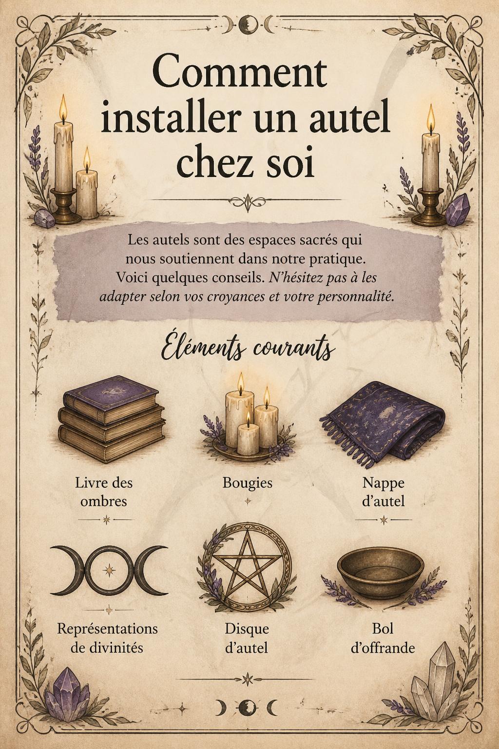 Comment installer un autel chez soi