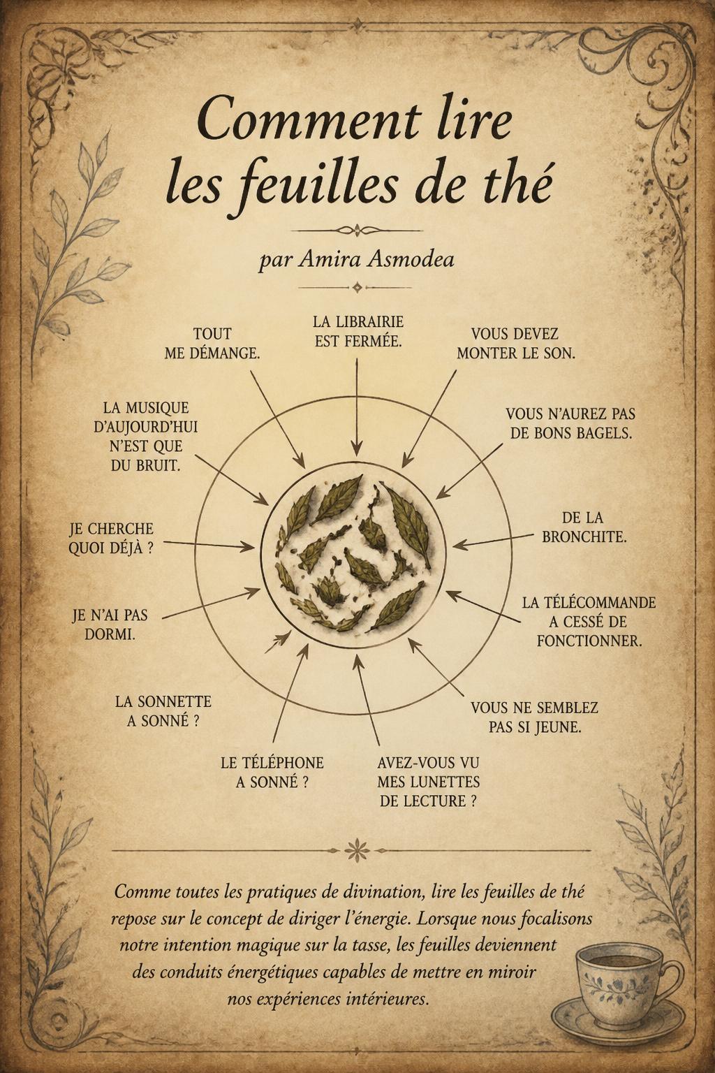 Comment lire les feuilles de thé