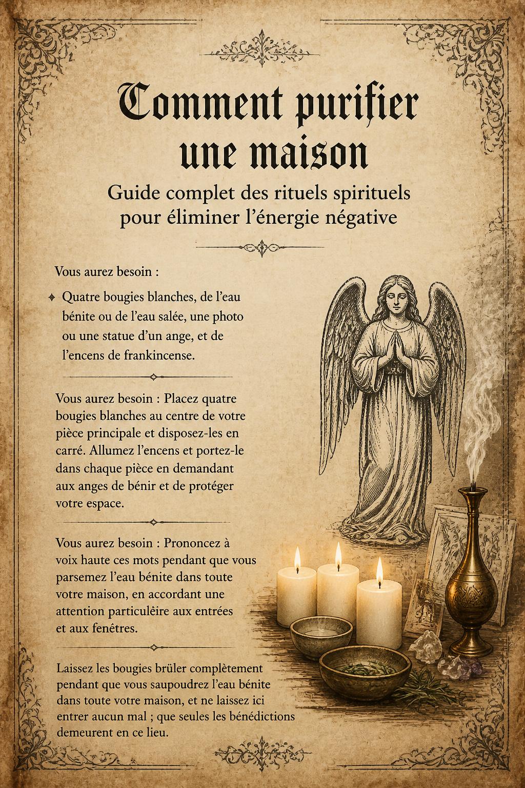 Comment purifier une maison : Guide complet des rituels spirituels pour éliminer l'énergie négative