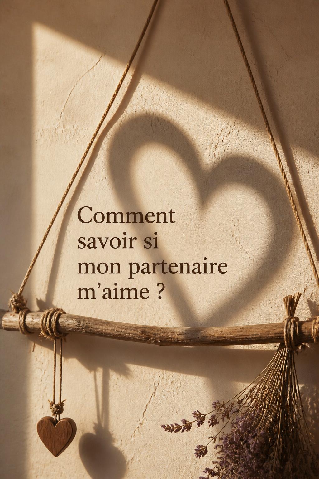 Comment savoir si mon partenaire m'aime ?